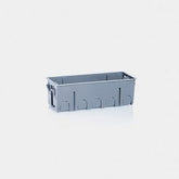 Patented 3-module standard box for plasterboard without partitions